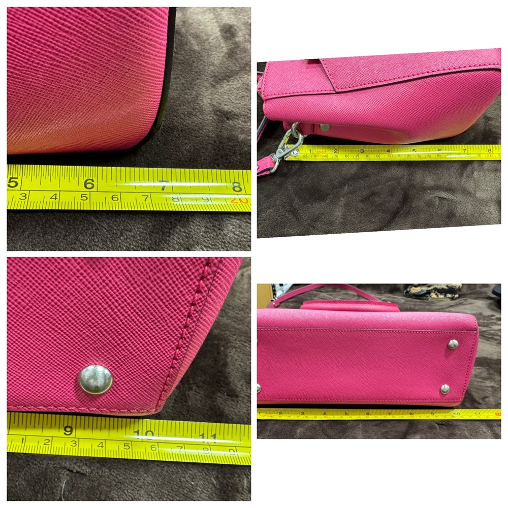 MCM Pink Women's Pink Santino Leather Shoulder/Crossbody bag EUC - Picture 12 of 12